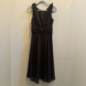 🔥End of year sale🔥Black evening dress worn once-size 8-excellent condition